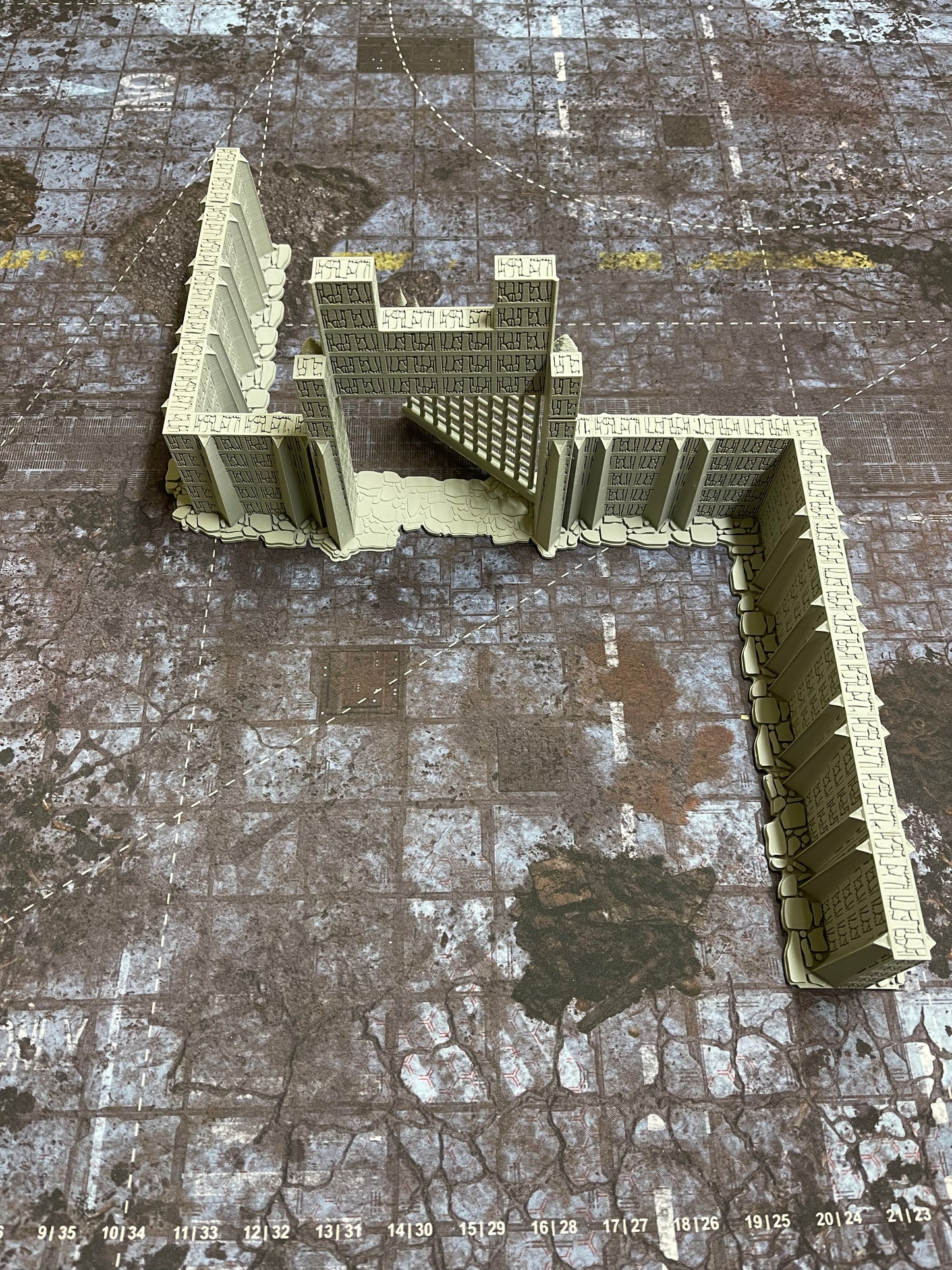 Fortress walls and gates (small set)