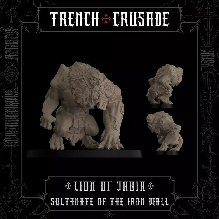 Trench Crusade - Lion of Jabir (Standing) - Iron Sultanate