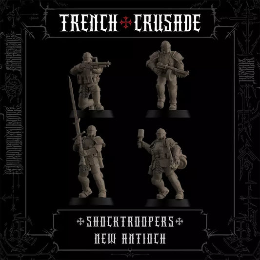 Trench Crusade - Shocktroopers x4 - New Antioch